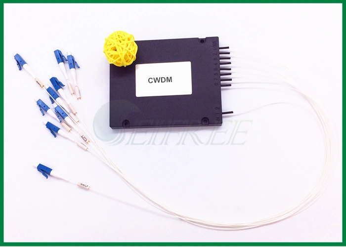 Fiber Optic CWDM Mux Demux with 1550nm CATV Port Monitor