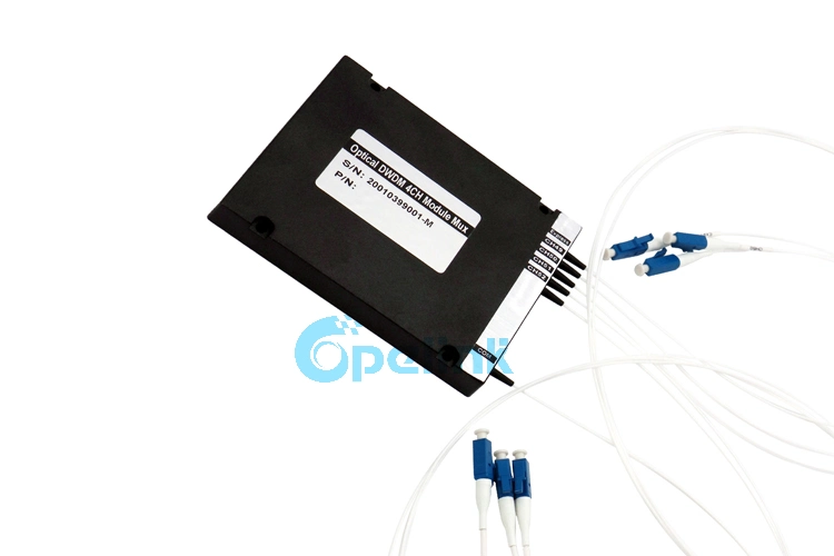 4CH Optical DWDM Module, OEM High Quality Fiber Optic DWDM Mux Demux