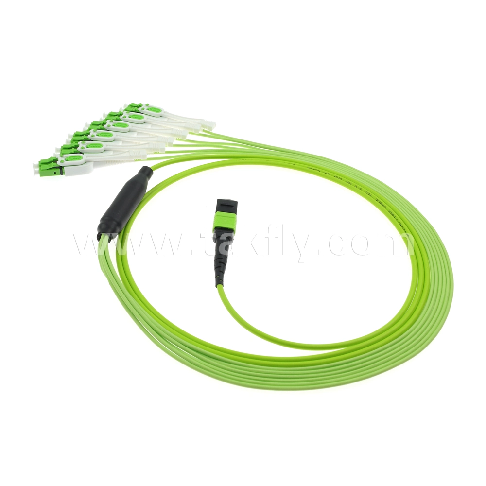 40g Qsfp 100g Qsfp28 12 Fibers Sm Om3 Om4 Om5 MPO-LC Trunk Cable