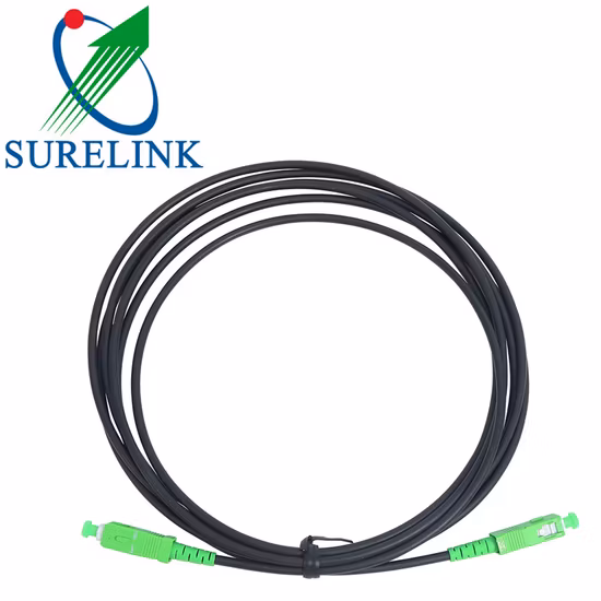 Câble de dérivation FTTH avec connecteur étanche Mini Sc/APC Cordon de raccordement à fibre optique Pigtail