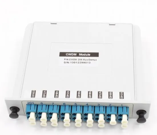 Fibre optique FTTH CWDM Sc Upc 6 type de boîte d'ABS de port Wdm Mux Demux