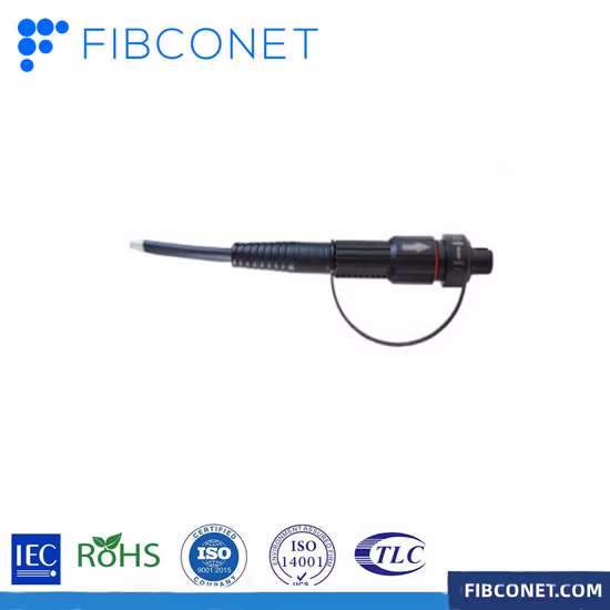 IP68 Mini connecteur MPO étanche à fibre extérieure avec adaptateur LC Sc MTP/MPO