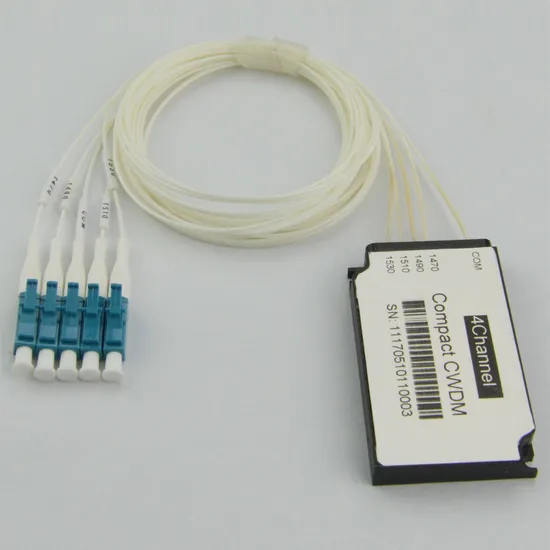 Multiplexeur optique passif Ccwdm de la Manche 8 de petite dimension pour l'application de FTTH