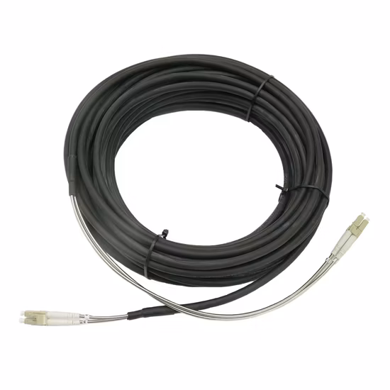 Câble de dérivation préconnectorisé extérieur câble de raccordement FTTH Duplex Simplex connecteur Sc APC queue de cochon de plomb de raccordement à fibres optiques