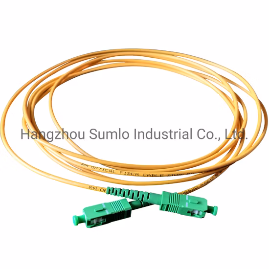 FTTH FTTX Fibre Optique Sc APC Cordon de Raccordement Câble Pigtail