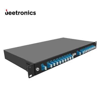 Type de rack 1u Aawg DWDM 40CH48CH96CH Multiplexeur passif à division de longueur d'onde dense